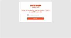 Desktop Screenshot of methodbrewing.com